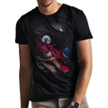 Schwarz - Back - Deadpool Unisex Space T-Shirt