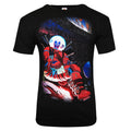 Schwarz - Front - Deadpool Unisex Space T-Shirt