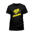 Schwarz - Front - The Shining Unisex Erwachsene Gelbes Logo T-Shirt