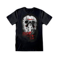 Schwarz - Front - Friday The 13th Erwachsene Unisex Masken Design T-Shirt