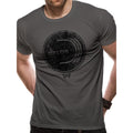 Grau - Back - Westworld Erwachsene Unisex Delos Logo T-Shirt