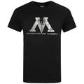 Schwarz - Front - Harry Potter Unisex Ministry Of Magic Design T-Shirt