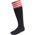 Schwarz-Rot-Weiß - Front - Euro - Socken für Herren