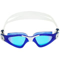 Blau-Weiß - Front - Aquasphere - "Kayenne" Verspiegelt Brille für Herren-Damen Unisex