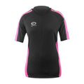 Schwarz-Pink - Front - Optimum - "Nitebrite" Radfahr-Trikot für Damen