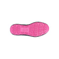 Schwarz-Leuchtend Pink - Back - Grafters - Damen Sicherheits-Sneakers