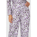 Violett - Lifestyle - Debenhams - Schlafanzug mit langer Hose für Damen