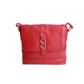 Rot - Front - Eastern Counties Leather - Damen Handtasche, Leder