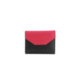 Schwarz-Pink - Front - Eastern Counties Leather - "Amelie" Umschlag Brieftasche für Damen