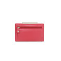 Pink-Stein - Side - Eastern Counties Leather - "Christine" Kontrast Brieftasche für Damen