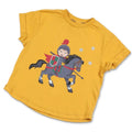 Gelb-Grau - Front - Tikaboo - T-Shirt für Herren-Damen Unisex