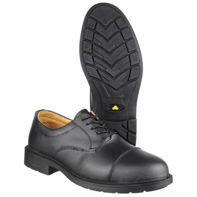 Schwarz - Pack Shot - Amblers Safety Herren FS43 Antistatik Oxford Safety Schuhe