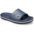 Marineblau-Weiß - Front - Crocs Damen Crocband III Slide Slip On Sandale