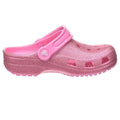 Helles Pink - Back - Crocs - Kinder Clogs "Classic", Glitzer