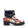 Marineblau - Back - Muck Boots - Damen Stiefeletten "Liberty", Blumenmuster, Gummi