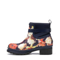 Marineblau - Lifestyle - Muck Boots - Damen Stiefeletten "Liberty", Blumenmuster, Gummi