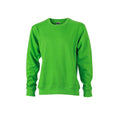 Limettengrün - Front - James and Nicholson Unisex Arbeitskleidung Sweatshirt