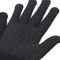 Schwarz - Back - FLOSO Handschuhe mit gummierten Handflächen, Magic Gloves