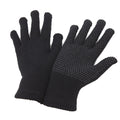 Schwarz - Front - FLOSO Handschuhe mit gummierten Handflächen, Magic Gloves