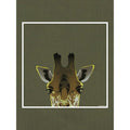 Olive - Back - Inquisitive Creatures Tragetasche mit Giraffen-Motiv