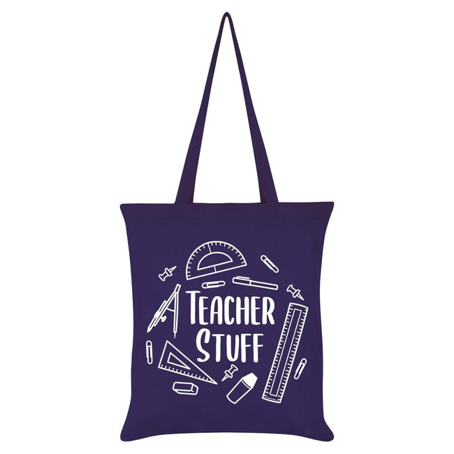 Violett - Front - Grindstore Tragetasche Teacher Stuff