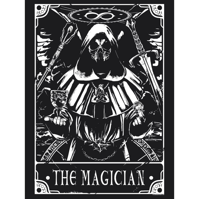 Schwarz - Side - Deadly Tarot Damen T-Shirt The Magician