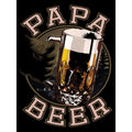 Schwarz - Side - Grindstore Herren Papa Beer T-Shirt