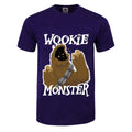 Violett - Front - Grindstore Herren Wookie Monster T-Shirt