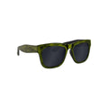 Grün - Front - Grindstore Sonnenbrille mit Rauchglaslinsen, Holzoptik