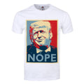 Weiß - Front - Grindstore - "Donald Trump Nope" T-Shirt für Herren