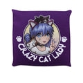 Violett - Front - Grindstore Zierkissen Crazy Cat Lady