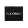 Schwarz-Silber - Front - Grindstore - "Nillionaire"  Leder Brieftasche Zweifach gefaltet