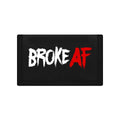 Schwarz-Weiß-Rot - Front - Grindstore - "Broke AF" Brieftasche