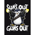 Schwarz - Side - Psycho Penguin - "Sun's Out Guns Out" Top für Herren