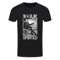 Schwarz-Weiß-Grau - Front - Tokyo Spirit - "Spirited" T-Shirt für Herren