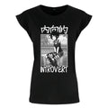 Schwarz-Weiß - Front - Tokyo Spirit - "Introvert" T-Shirt für Damen