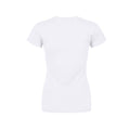 Weiß-Grün-Gelb - Back - Pop Factory - "Catcus" T-Shirt für Damen