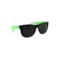 Grün - Front - Grindstore Sonnenbrille mit Rauchglaslinsen, matt