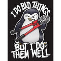 Schwarz - Side - Psycho Penguin Herren T-Shirt I Do Bad Things