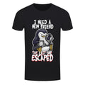 Schwarz - Front - Psycho Penguin Herren T-Shirt I Need A New Friend
