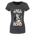 Grau - Front - Psycho Penguin Damen T-Shirt I Need A New Friend