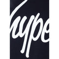 Schwarz-Weiß - Lifestyle - Hype Mädchen Crop-T-Shirt mit Logo-Schriftzug
