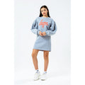 Grau - Pack Shot - Hype - Kleid aus Sweatshirtstoff für Mädchen