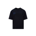 Schwarz-Blau - Front - Hype - "Printed" T-Shirt für Herren-Damen Unisex