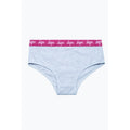 Pink-Grau-Weiß - Side - Hype - Slips für Mädchen (3er-Pack)