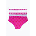 Pink-Grau-Weiß - Front - Hype - Slips für Mädchen (3er-Pack)
