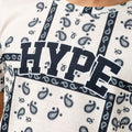 Cremefarbe-Schwarz - Lifestyle - Hype - "Paisley" T-Shirt für Jungen