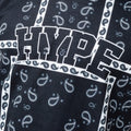 Schwarz-Weiß - Side - Hype - "Paisley" T-Shirt für Jungen