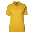Gelb - Front - ID Damen Pro Wear Polo-Shirt, kurzärmlig