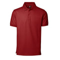 Rot - Front - ID Herren Pique Polo-Shirt, reguläre Passform, kurzärmlig
